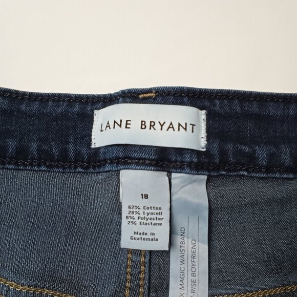 Lane Bryant Jeans Size 18 Flex Magic Waistband Low Rise Boyfriend Distressed - Picture 5 of 10